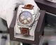 Fake Breitling Chronomat Watches White Dial Black Leather Strap (2)_th.jpg